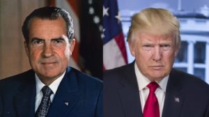 Richard Nixon y Donald Trump